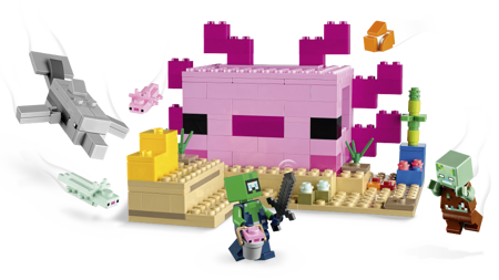 Lego 21247 Minecraft Dom aksolotla