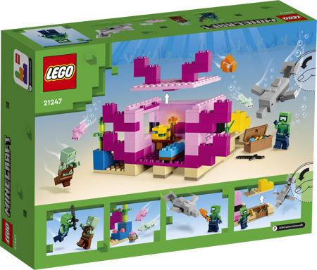 Lego 21247 Minecraft Dom aksolotla