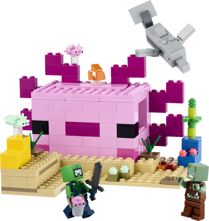 Lego 21247 Minecraft Dom aksolotla