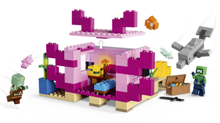 Lego 21247 Minecraft Dom aksolotla