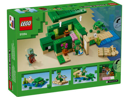 Lego 21254 Minecraft Domek na plaży żółwi