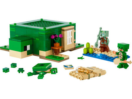 Lego 21254 Minecraft Domek na plaży żółwi