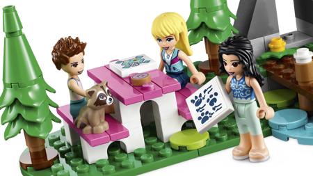 Lego 41681 Friends Leśny mikrobus kempingowy z żaglówka
