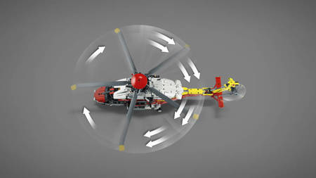 Lego 42145 Technic Helikopter ratunkowy Airbus H175