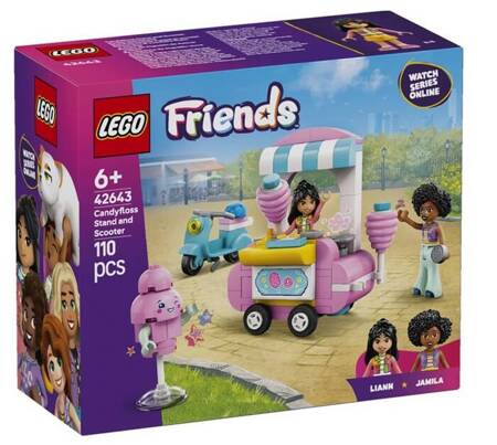 Lego 42643 Friends Stoisko z watą cukrową i skuter