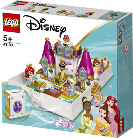 Lego 43193 Disney Książeczka z przygodami Arielki Belli Kopciuszka i Tiany 