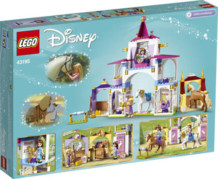 Lego 43195 Disney Królewskie stajnie Belli i Roszpunki