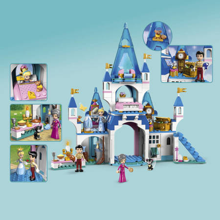 Lego 43206 Disney Zamek Kopciuszka i księcia z bajki