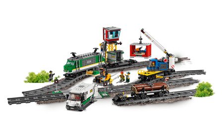 Lego 60198 city pociągi pociag towarowy