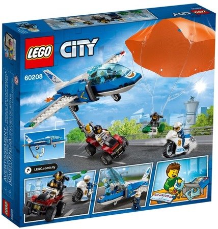 Lego 60208 aresztowanie spadochroniarza