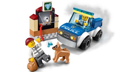 Lego 60241 city oddział policyjny z psem