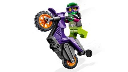 Lego 60296 City Wheelie na motocyklu kaskaderskim