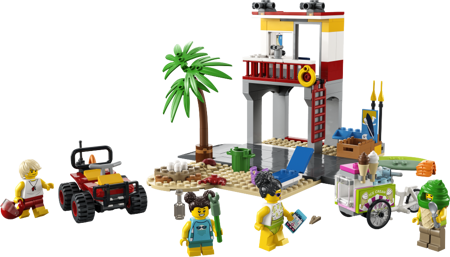 Lego 60328 City Stanowisko ratownicze na plaży
