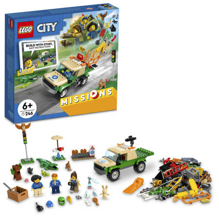 Lego 60353 City Misja ratowania dzikich zwierząt 