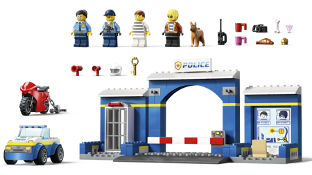 Lego 60370 City Posterunek policji - pościg 