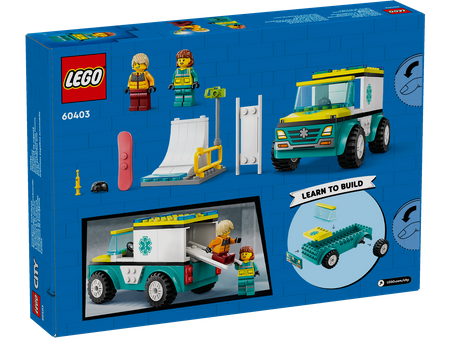 Lego 60403 City Karetka i snowboardzista