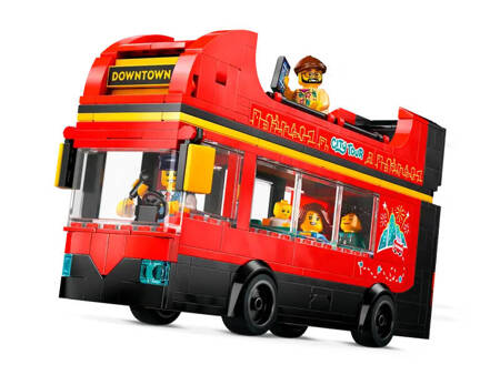 Lego 60407 City Czerwony piętrowy autokar