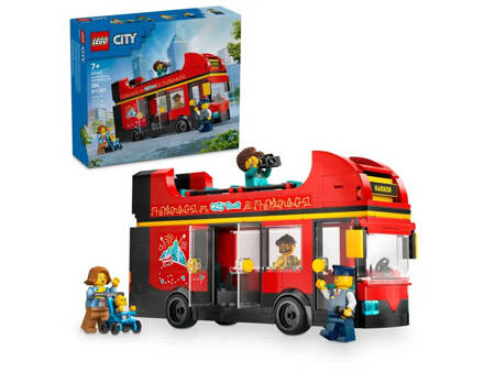 Lego 60407 City Czerwony piętrowy autokar