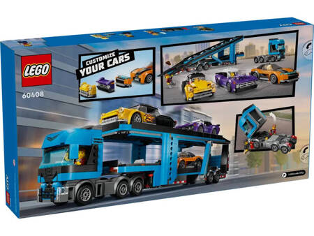 Lego 60408 City Laweta z samochodami sportowymi 