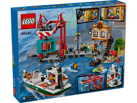 Lego 60422 City Nadmorski port ze statkiem towarowym 