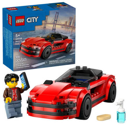 Lego 60448 City Czerwony samochód sportowy 812403