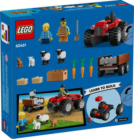 Lego 60461 City Czerwony traktor z przyczepą i owcą 812618