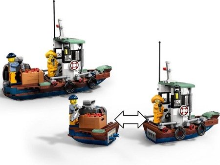 Lego 70419  wrak łodzi rybackiej