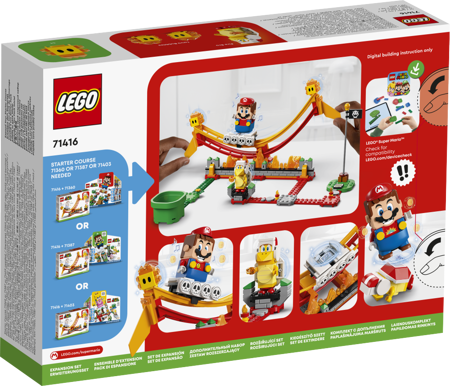 Lego 71416 Super Mario Przejażdżka po fali lawy-zestaw rozszerzający 