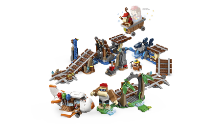 Lego 71425 Super Mario Przejażdżka wagonikiem Diddy Konga zestaw rozszerzający