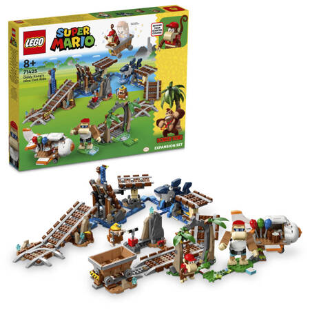 Lego 71425 Super Mario Przejażdżka wagonikiem Diddy Konga zestaw rozszerzający