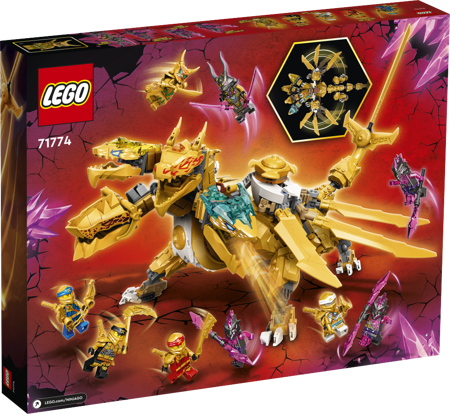 Lego 71774 Ninjago Złoty Ultra Smok Lloyda