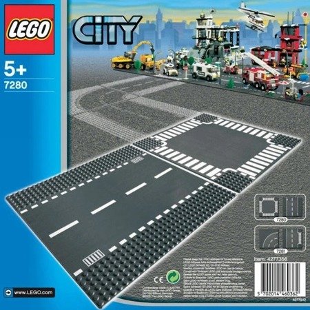 Lego 7280 city odcinek prosty i skrzyżowanie