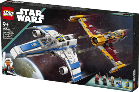 Lego 75364 62 Star Wars E-Wing Nowej Republiki kontra Myśliwiec Shin Hati 