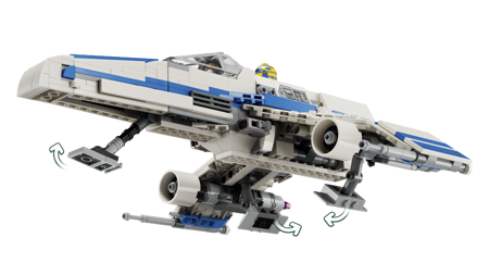 Lego 75364 62 Star Wars E-Wing Nowej Republiki kontra Myśliwiec Shin Hati 