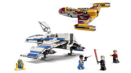 Lego 75364 62 Star Wars E-Wing Nowej Republiki kontra Myśliwiec Shin Hati 