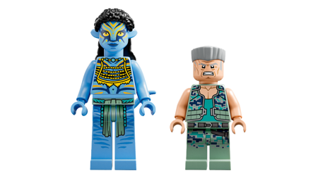 Lego 75571 Avatar Neytiri i Thanator kontra Quaritch w kombinezonie PZM 
