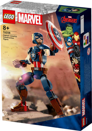 Lego 76258 Marvel Figurka Kapitana Ameryki 