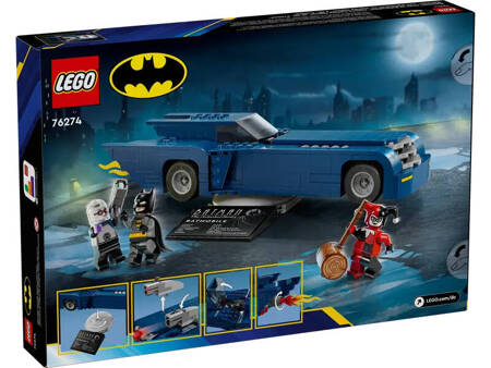 Lego 76274 Super Heroes Batman z batmobilem kontra Harley Quinn i Mr Freeze