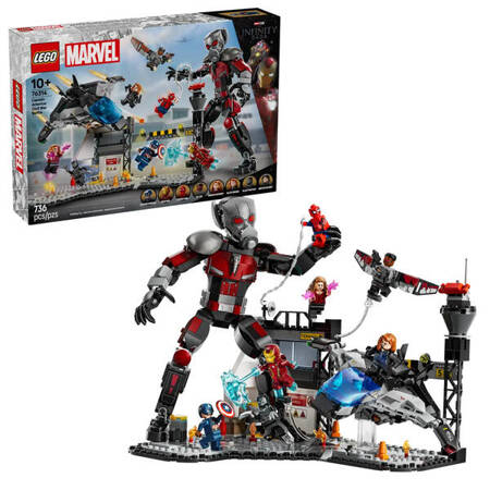 Lego 76314 Super Heroes Kapitan Ameryka Wojna bohaterów bitwa 817873