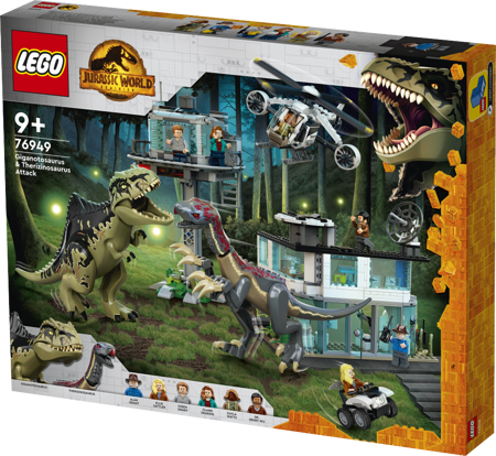 Lego 76949 Atak giganotozaura i terizinozaura
