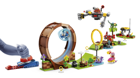 Lego 76994 Sonic Sonic wyzwanie z pętlą w Green Hill