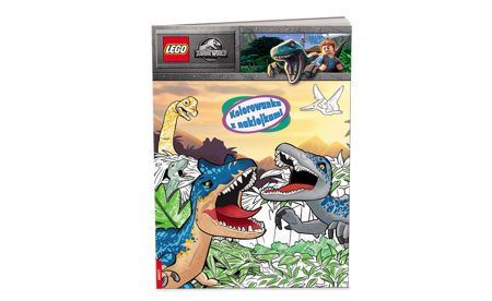 Lego Jurassic World Kolorowanka Z Naklejkami 341459