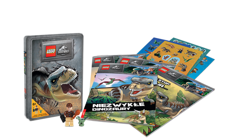 Lego Jurassic World zestaw książek z klockami Lego 00108