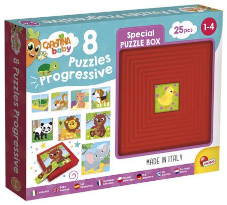 Lisciani Carotina Baby Puzzle Progressywne 8 095476