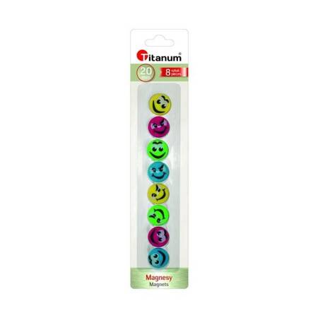 MAGNESY DO TABLIC 20MM/8 SMILEY 648865