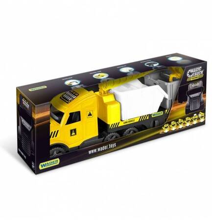 Magic Truck Technic laweta z kontenerami WADER 36471