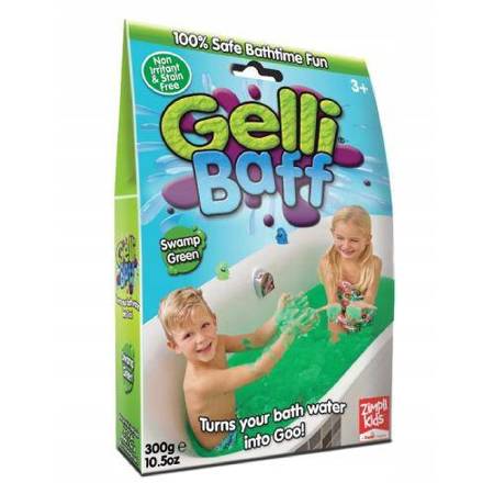 Magiczny proszek do kąpieli Gelli Baff zielony 1 użycie 3+Zimpli Kids 020024