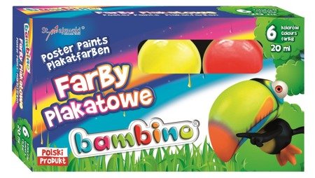 Maj farby plakatowe 6kol bambino 001598