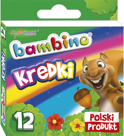 Maj kredki bambino 12kol woskowe 000225