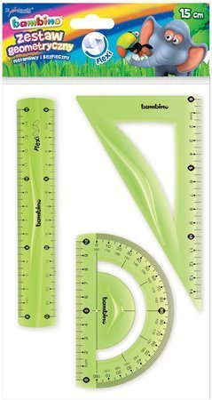 Maj zestaw geometryczny 3el 15cm standard bambino